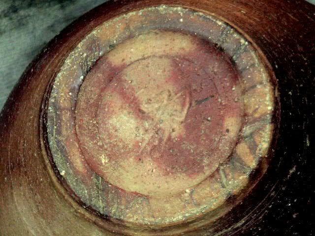 ♥各務賢周　焼締　壺　花瓶　備前　骨董　古玩