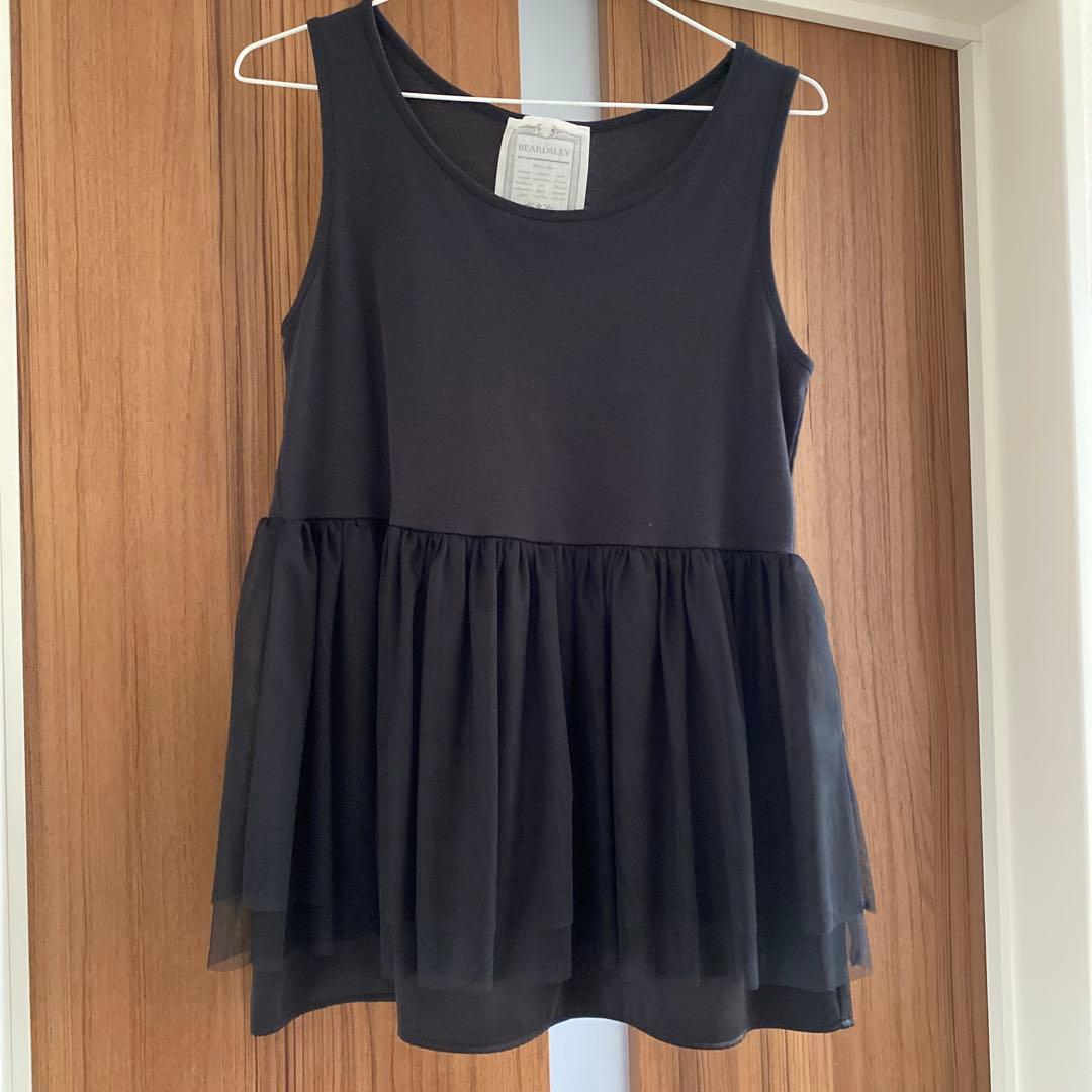 ビアズリー　チュチュタンク　ブラック