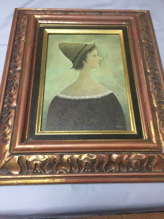 松井敏郎画伯　油絵４号