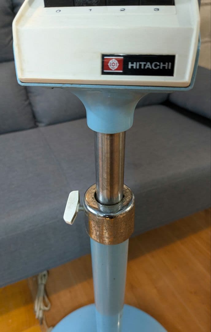 P594 日立 名機 レトロ扇風機 S-858型 希少 稼働品 昭和レトロ