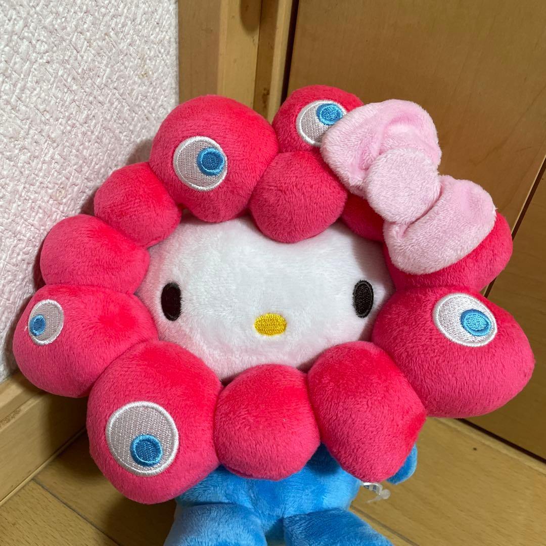 サンリオミャクミャク　ハローキティ　 関西万博限定カラー　　ぬいぐるみMサイズ