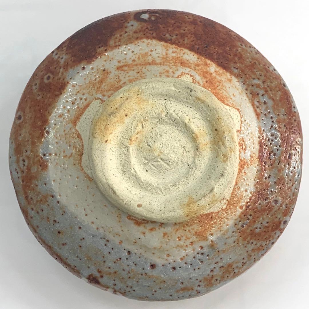 【茶碗　鼠志野】加藤芳右エ門　共箱