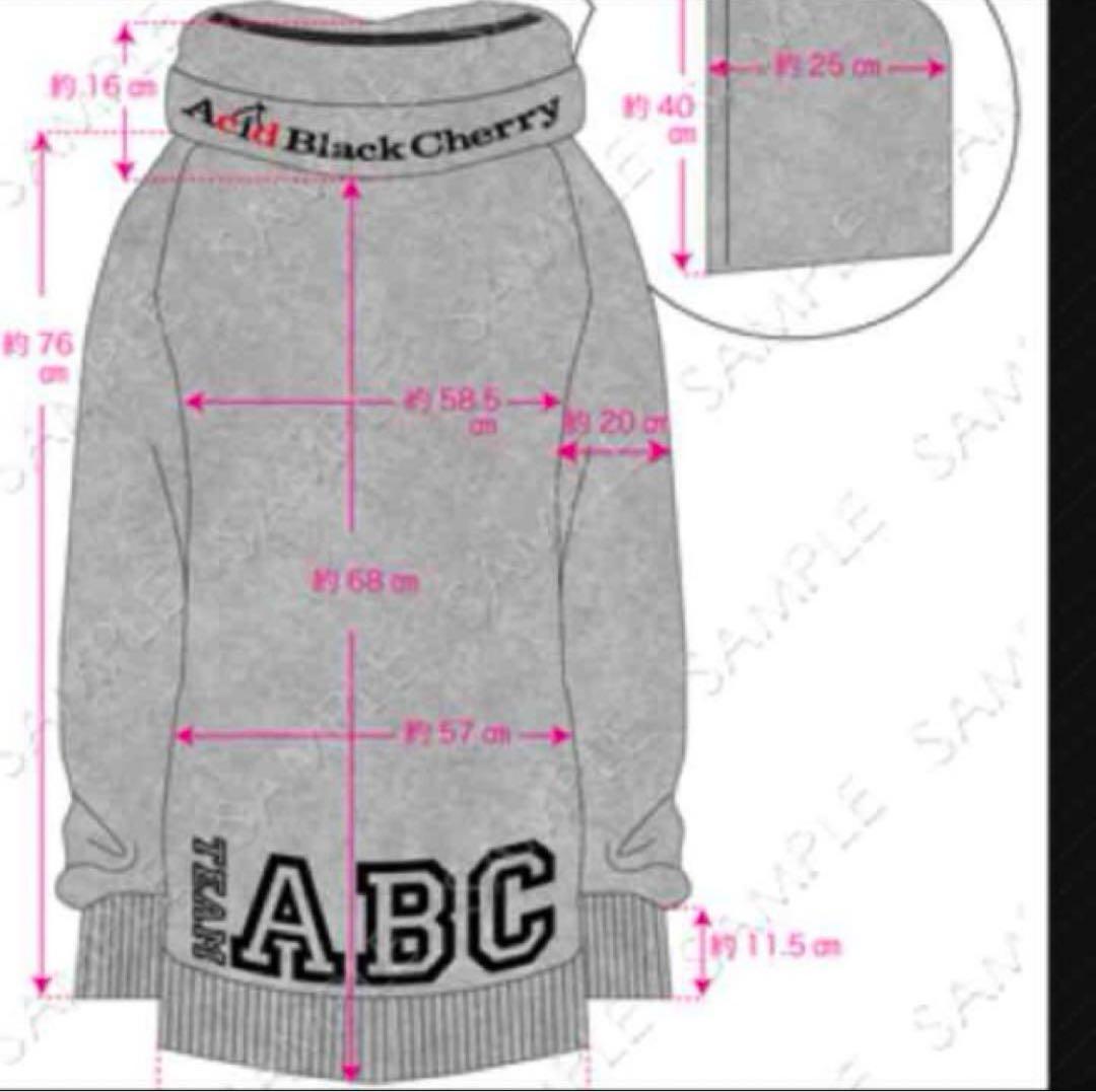 Acid Black Cherry ボリュームネック パーカー ブラック