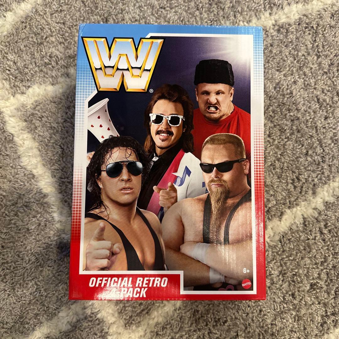スポーツ WWE MATTEL OFFICIAL RETRO 4-PACK