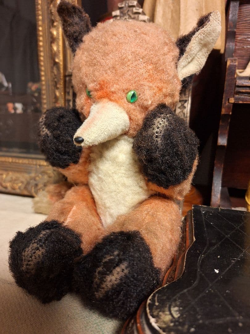 アンティークヴィンテージきつねさんローズ