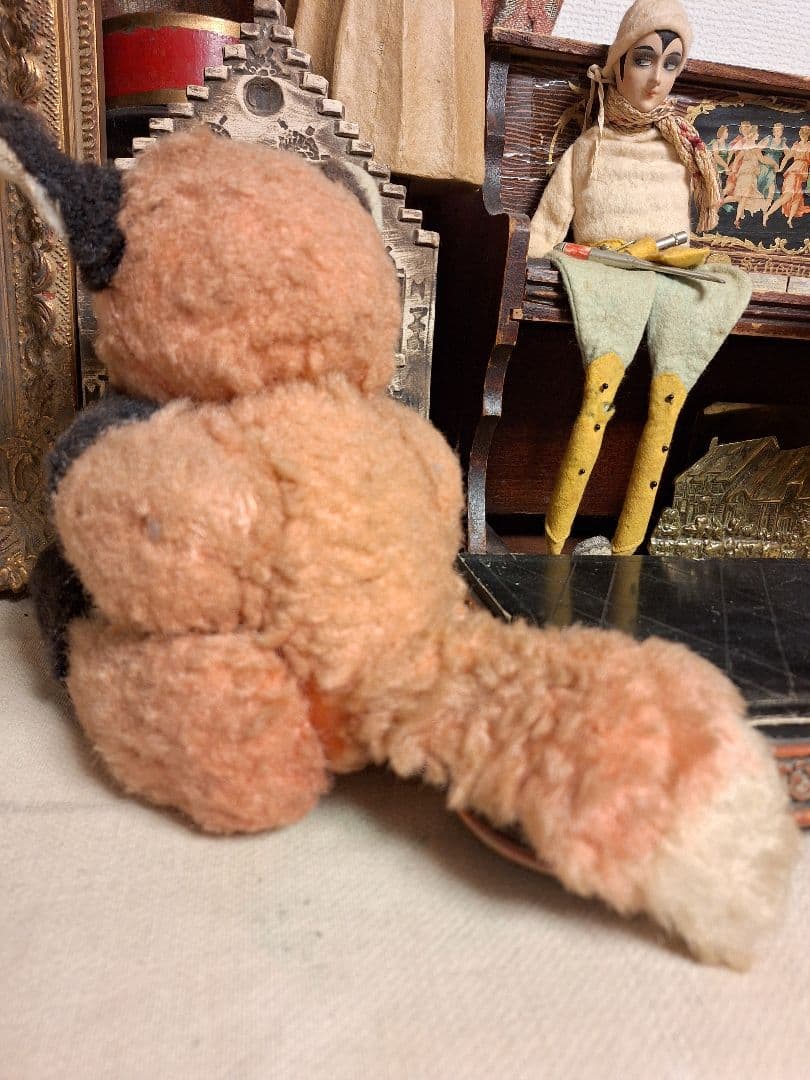 アンティークヴィンテージきつねさんローズ