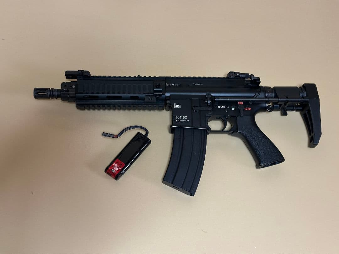 【タイムセール】東京マルイ 次世代電動ガン HK416C カスタムとバッテリー
