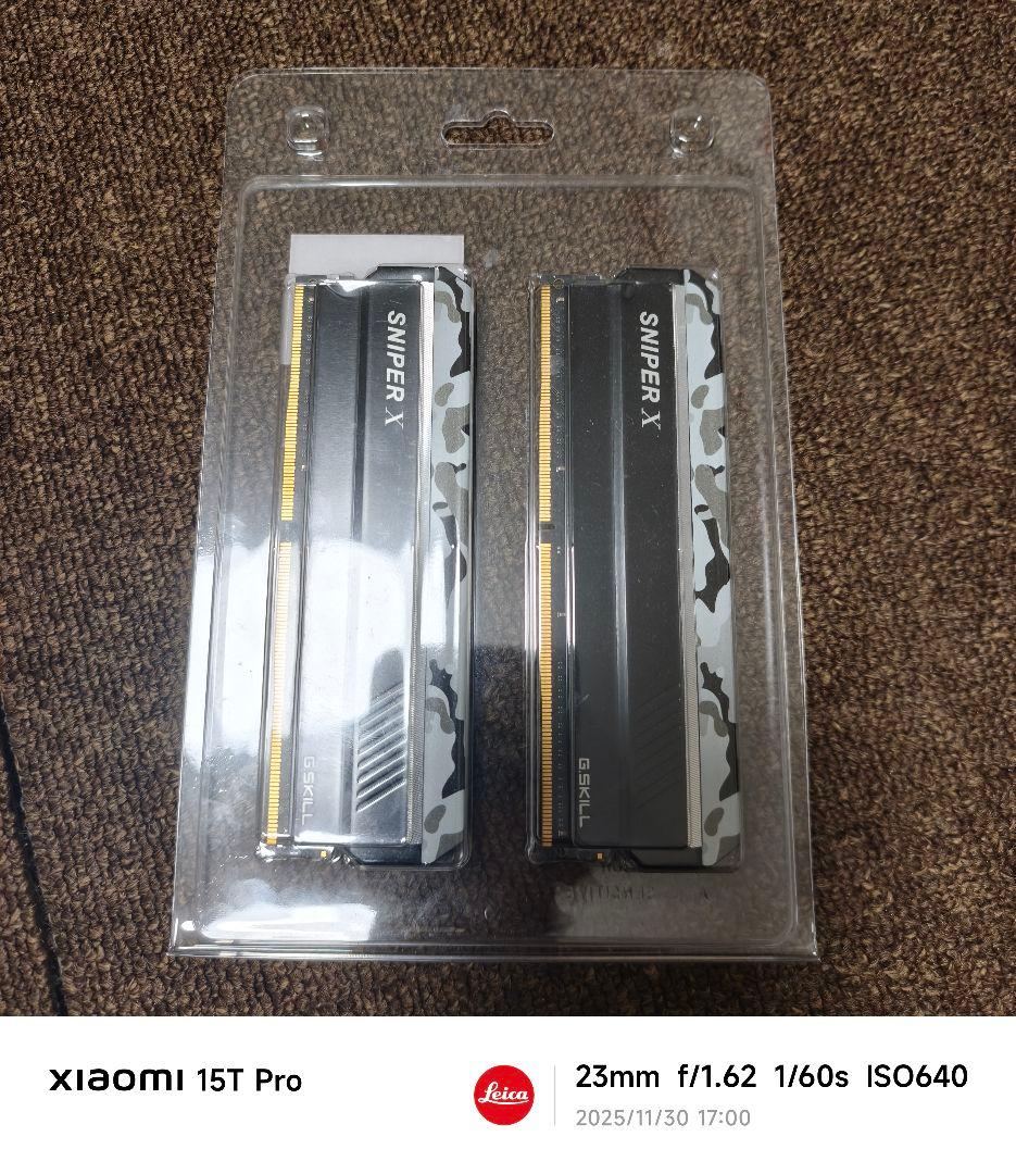 メモリー G.Skill Sniper X F4-3600C19D-32GSXWB