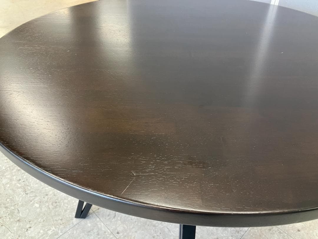 KANADEMONO カフェテーブル THE CAFÉ TABLE ブラウン