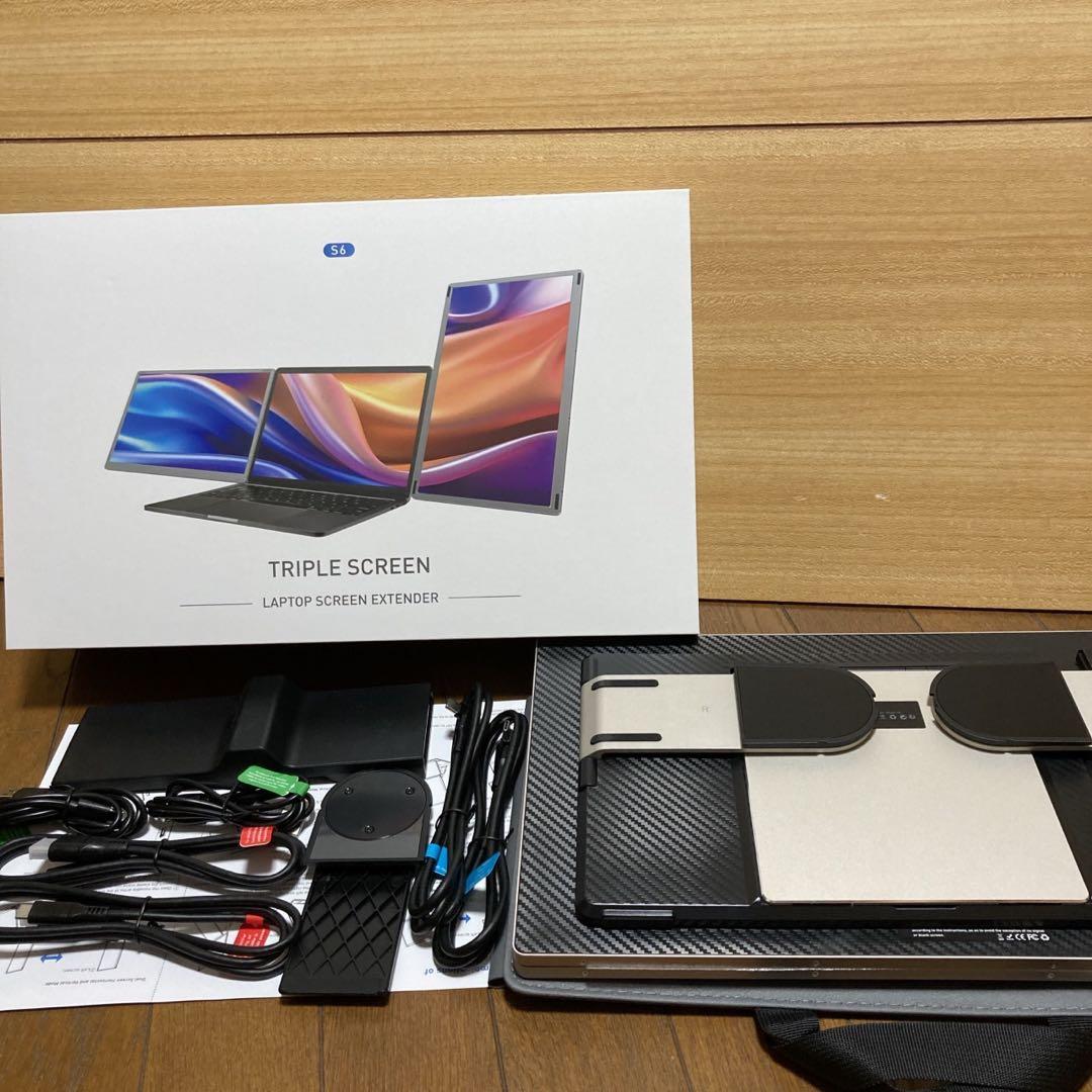 １点のみ⭐️トリプルモニター ポータブルモニター 15.6インチ　235°回転対応