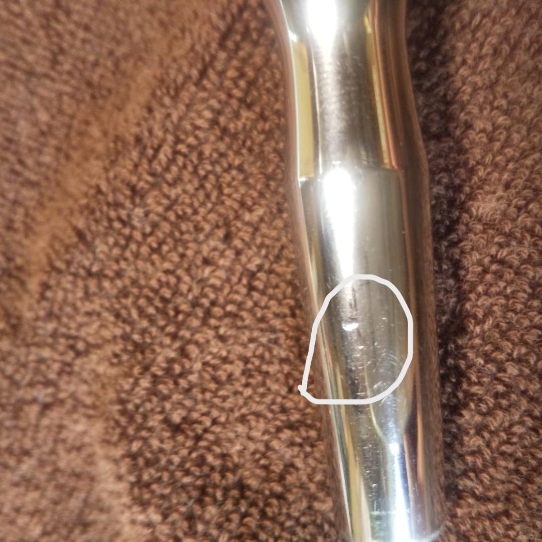 工房アイルリッヒ製作のシルキー４５Ｂタイプのマウスピース細管