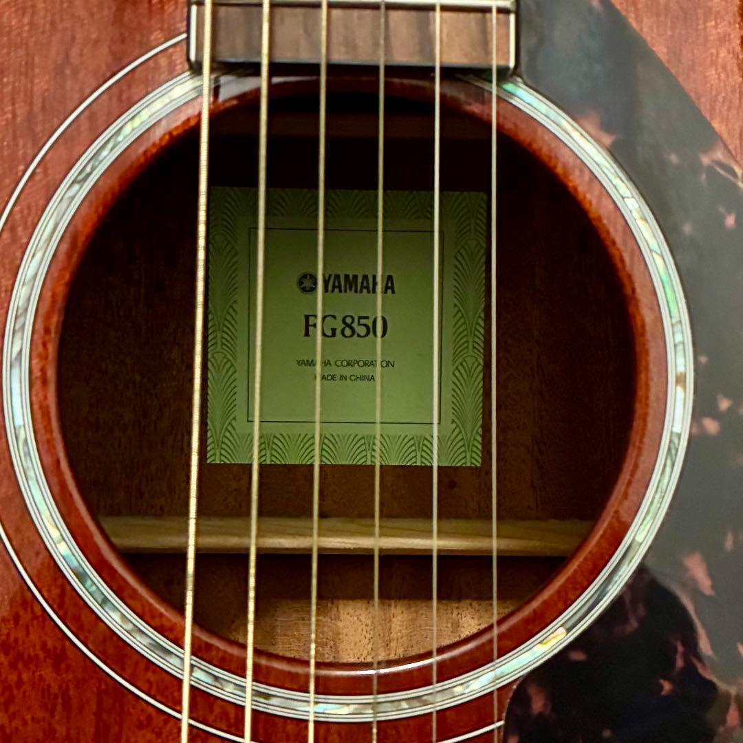【極美品】YAMAHA FG850 アコースティックギター ブラウン