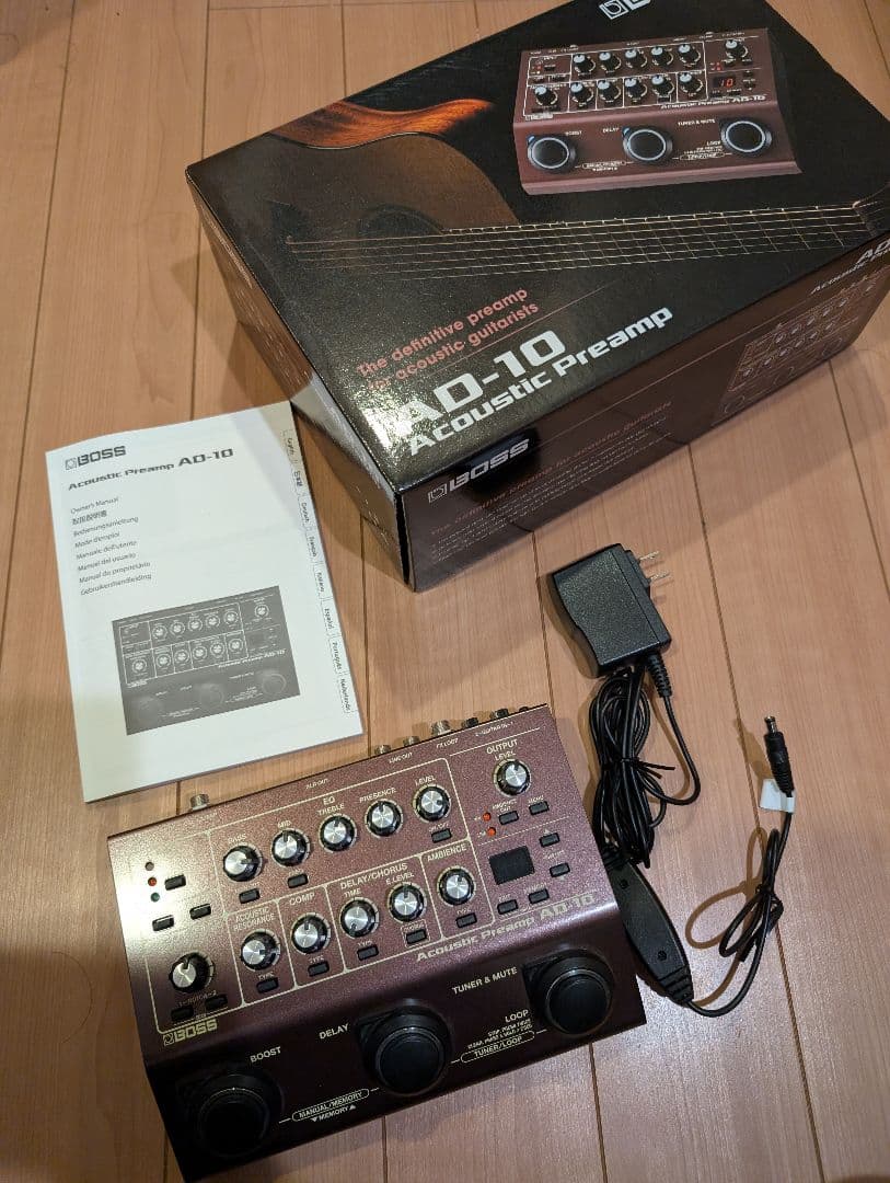 BOSS AD-10 アコースティックプリアンプ