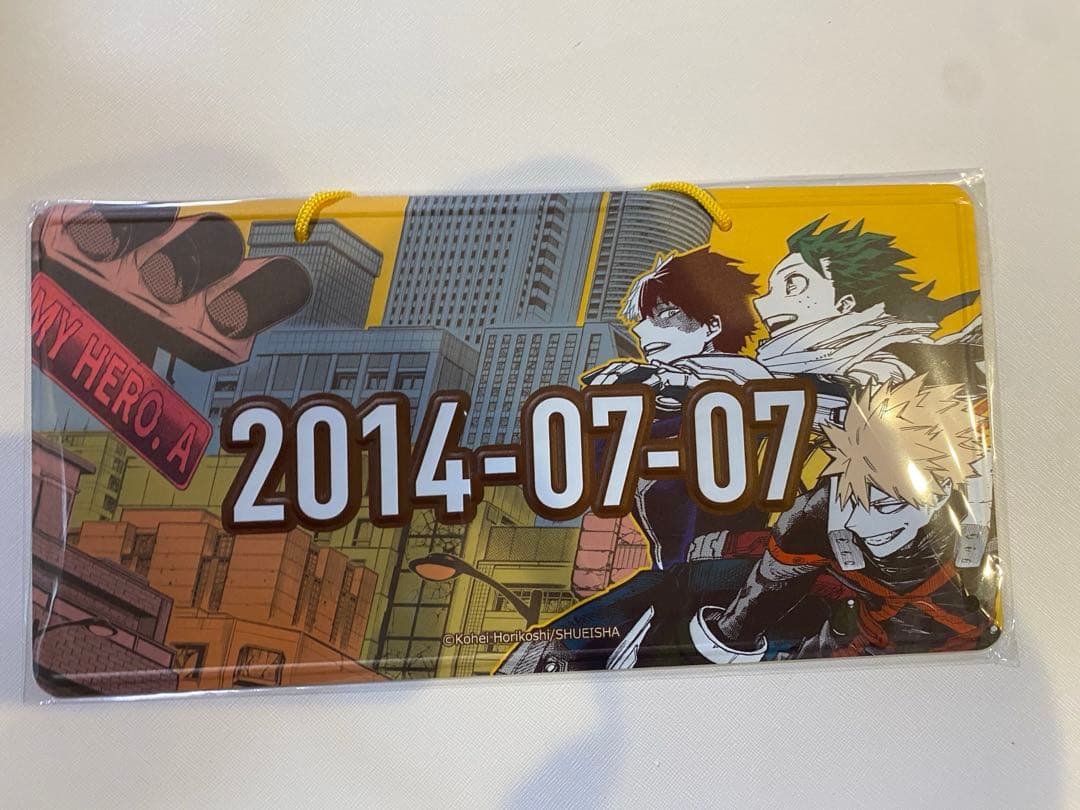 僕のヒーローアカデミア　アニバーサリーメタルプレート　ヒロアカフェア　ジャンショ