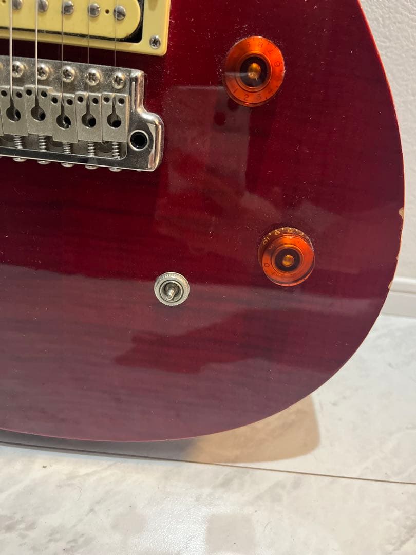 PRS SE エレキギター ワインレッド ギターケース付き
