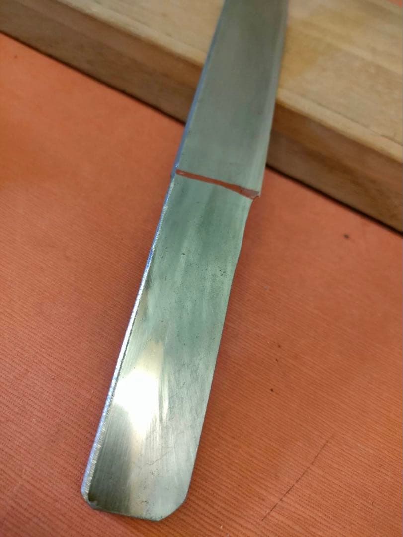 残欠刀 合法サイズに切断済 アウトドア 工作用 研ぎの練習に