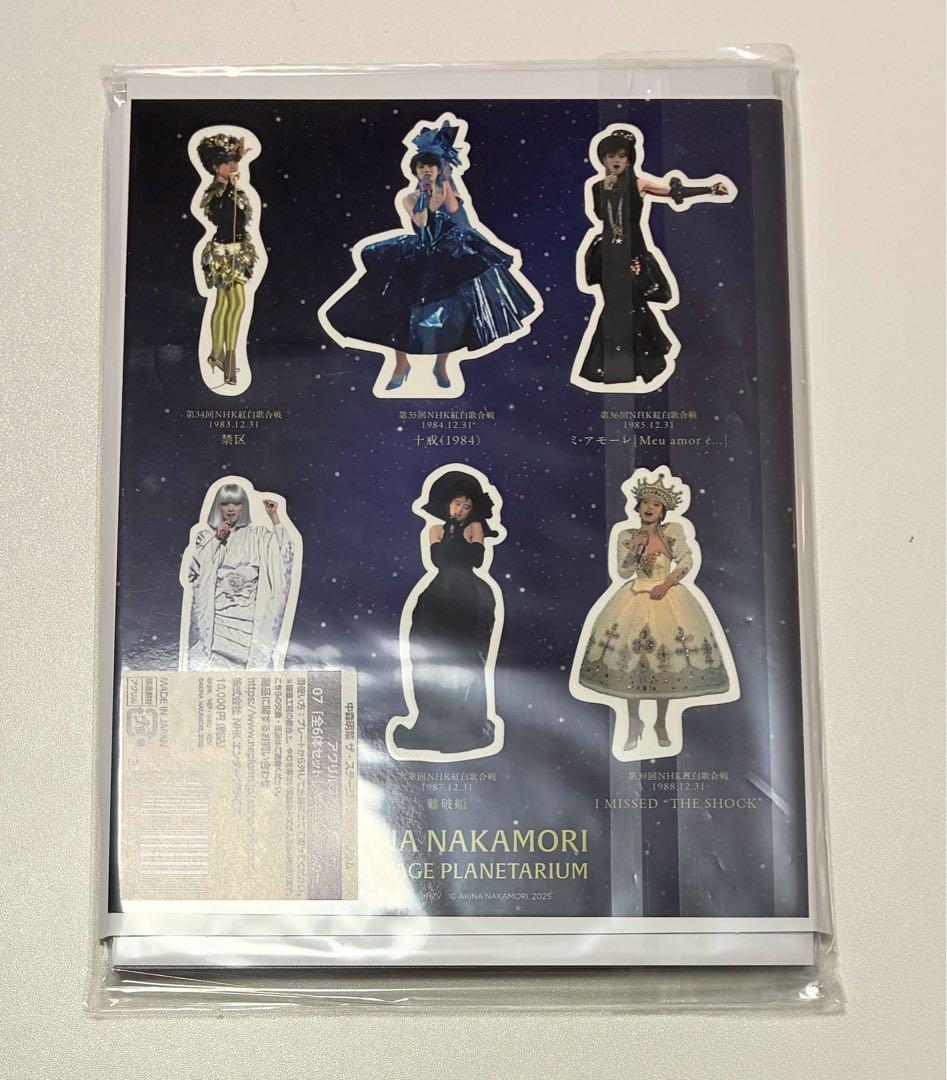 新品未開封 中森明菜 アクリルスタンド 全６種 特典ステッカー付き