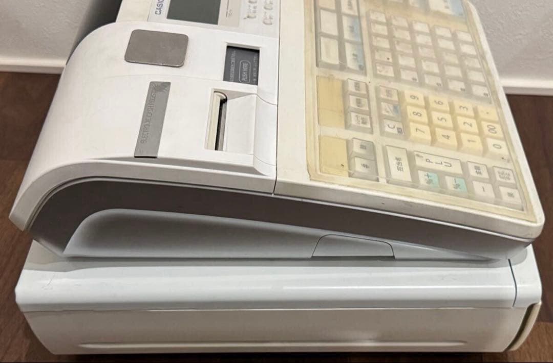 CASIO電子レジスター TE-2600+別売バーコードリーダー+作成ソフト