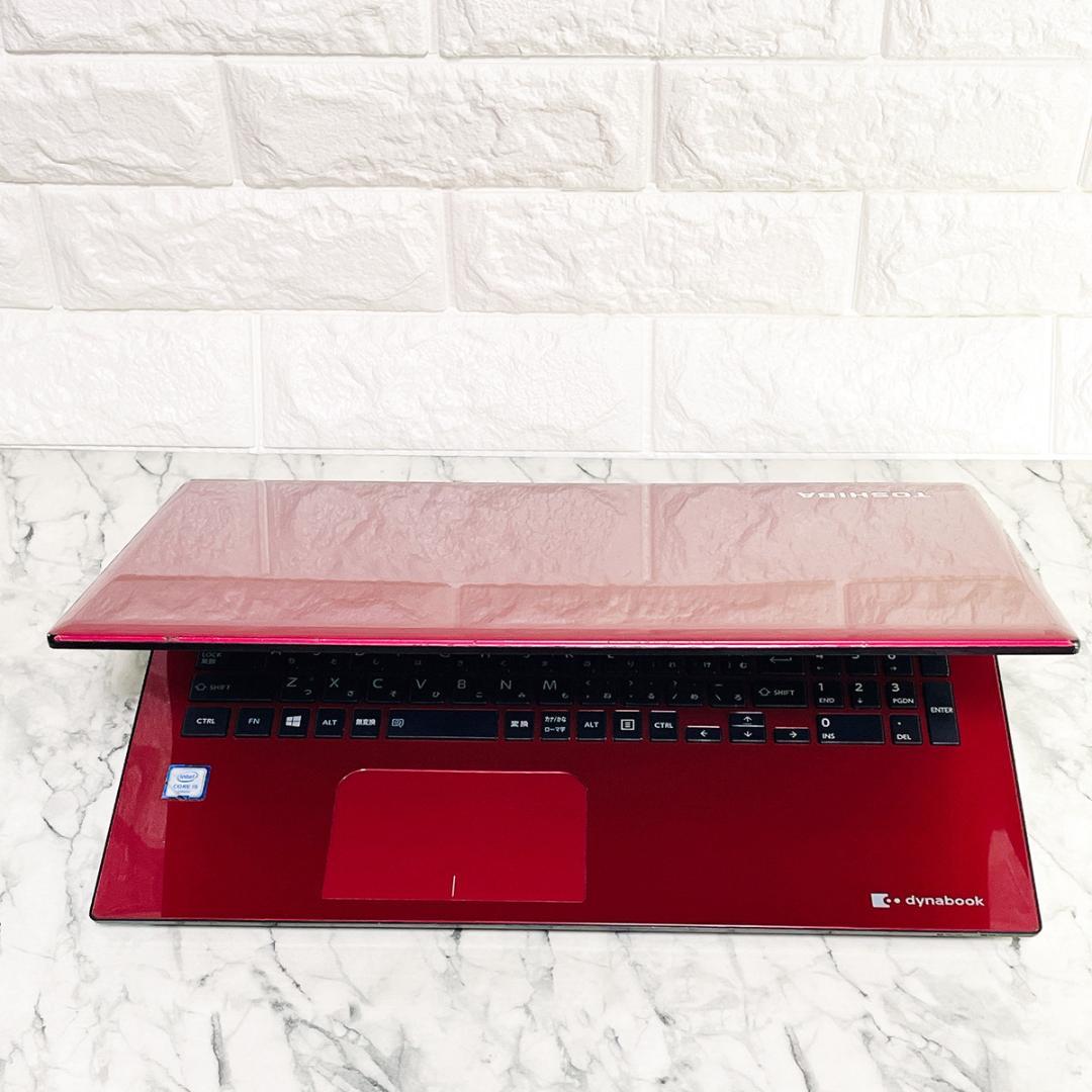 Windows11✨I5＆新品爆速SSD薄型ノートパソコン赤✨カメラ/オフィス付