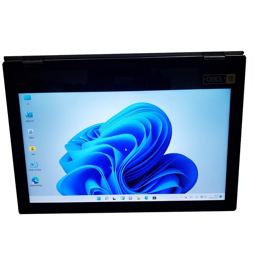 acer spin ノートパソコン タッチ画面 win11 office 搭載