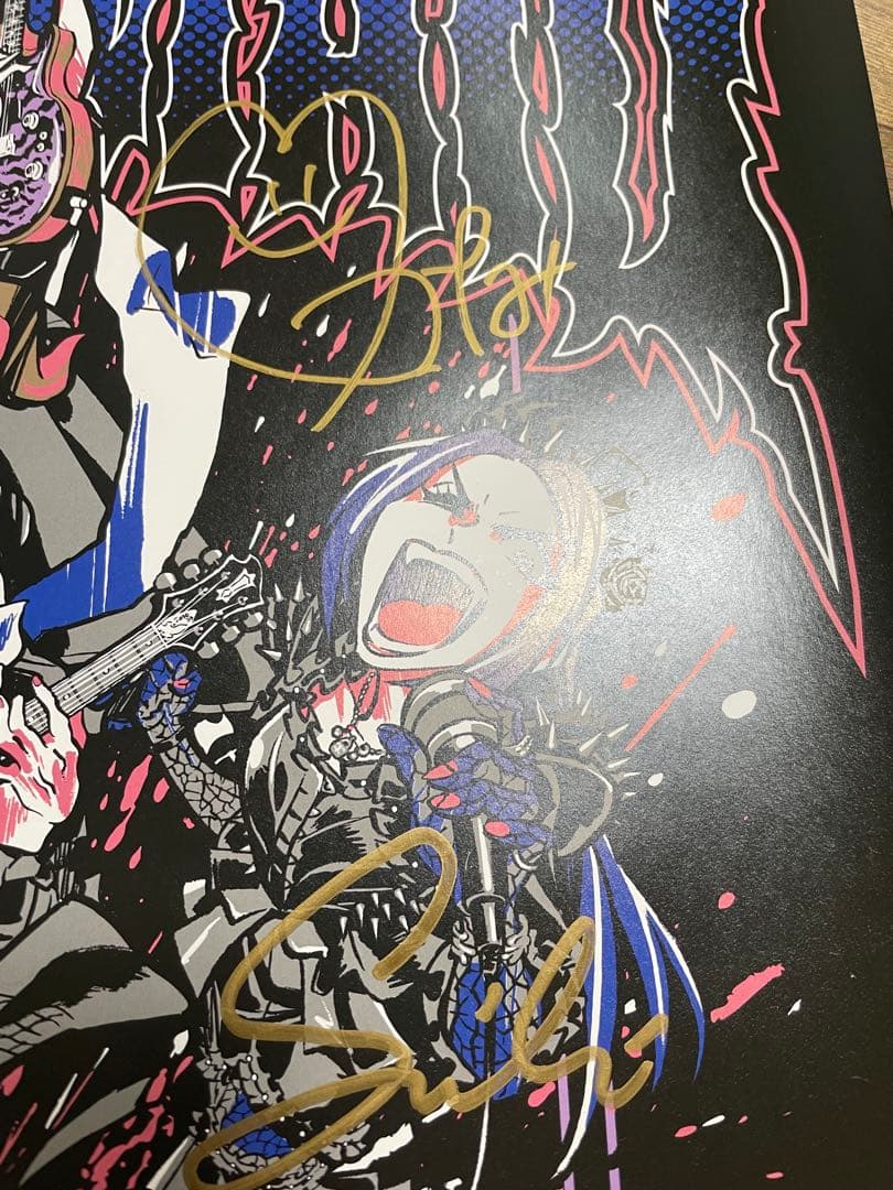 band-maid サイン入りポスター