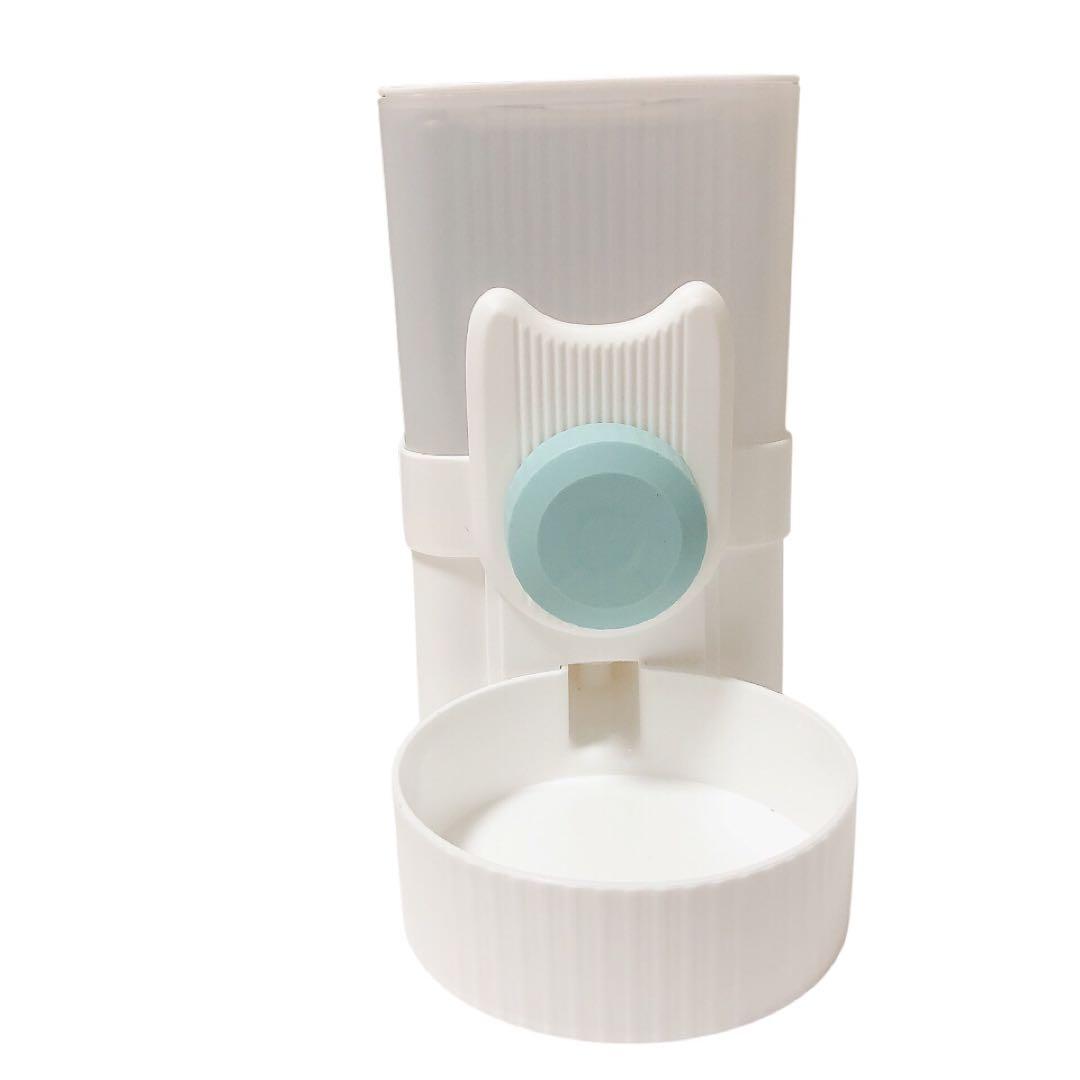 ESTVLB 自動給水器 猫 犬 給水 吊り下げ式 大容量1L ブルー