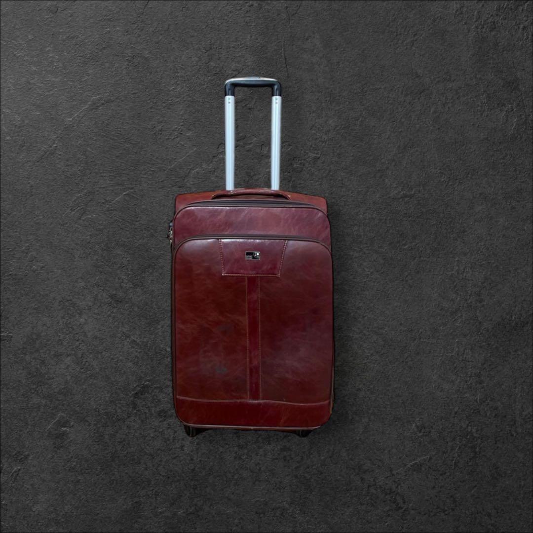 MONTBLANC モンブラン ブラウンレザー キャリーケース キャリーバッグ