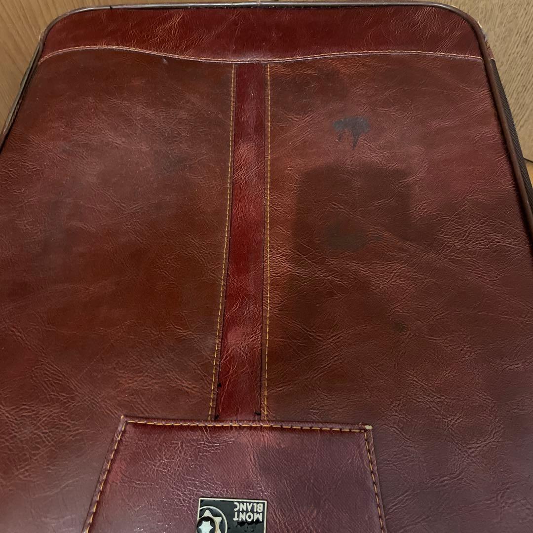 MONTBLANC モンブラン ブラウンレザー キャリーケース キャリーバッグ