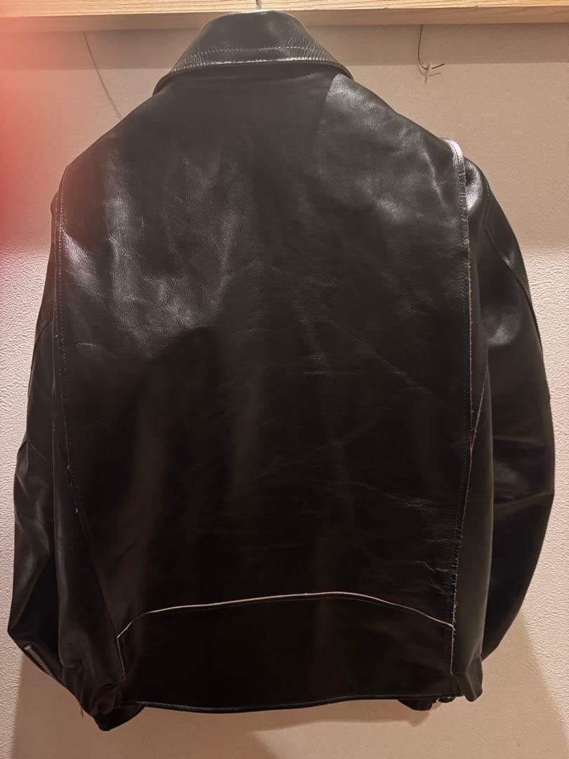 美中古 sacai 25SS レザージャケット サイズ２