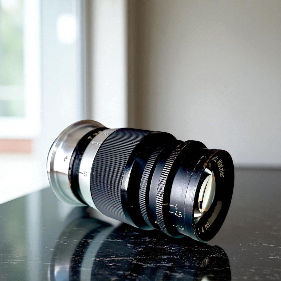 【OH済＆貴重な黒モデル】Leica Elmar 90mm F4 Black