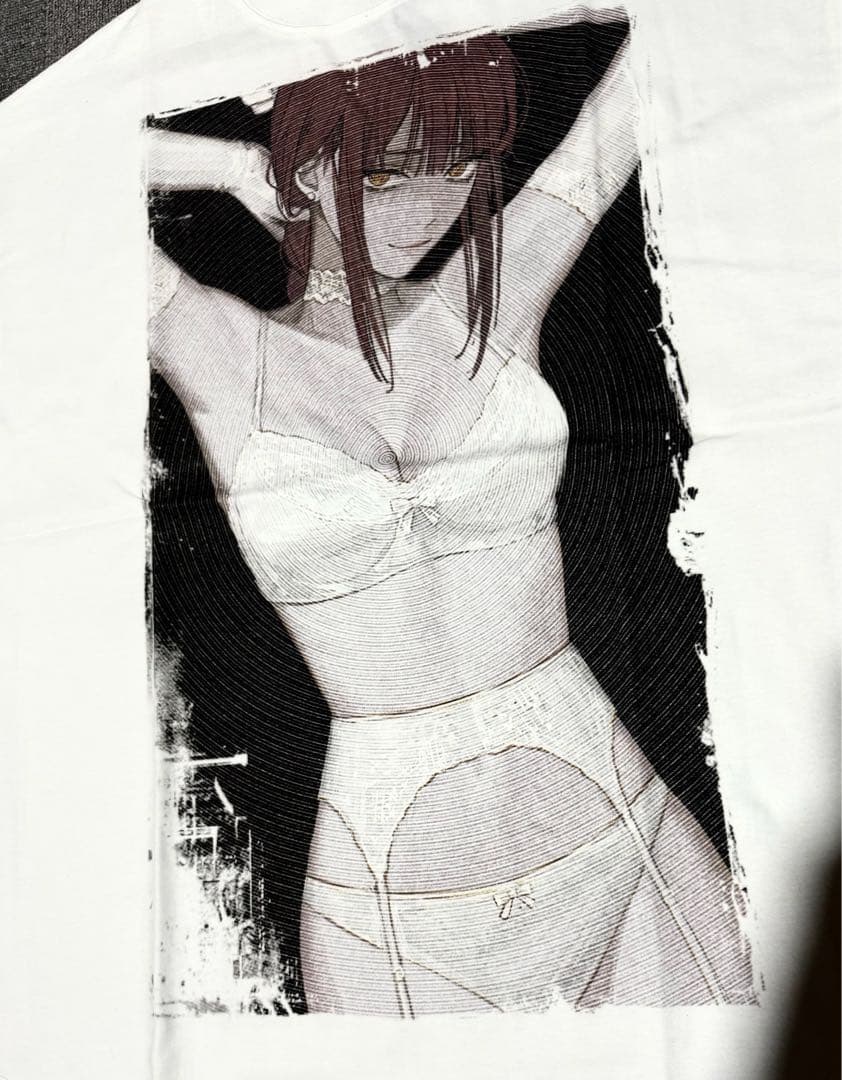 チェンソーマン マキマ アニメTシャツ XLsize White