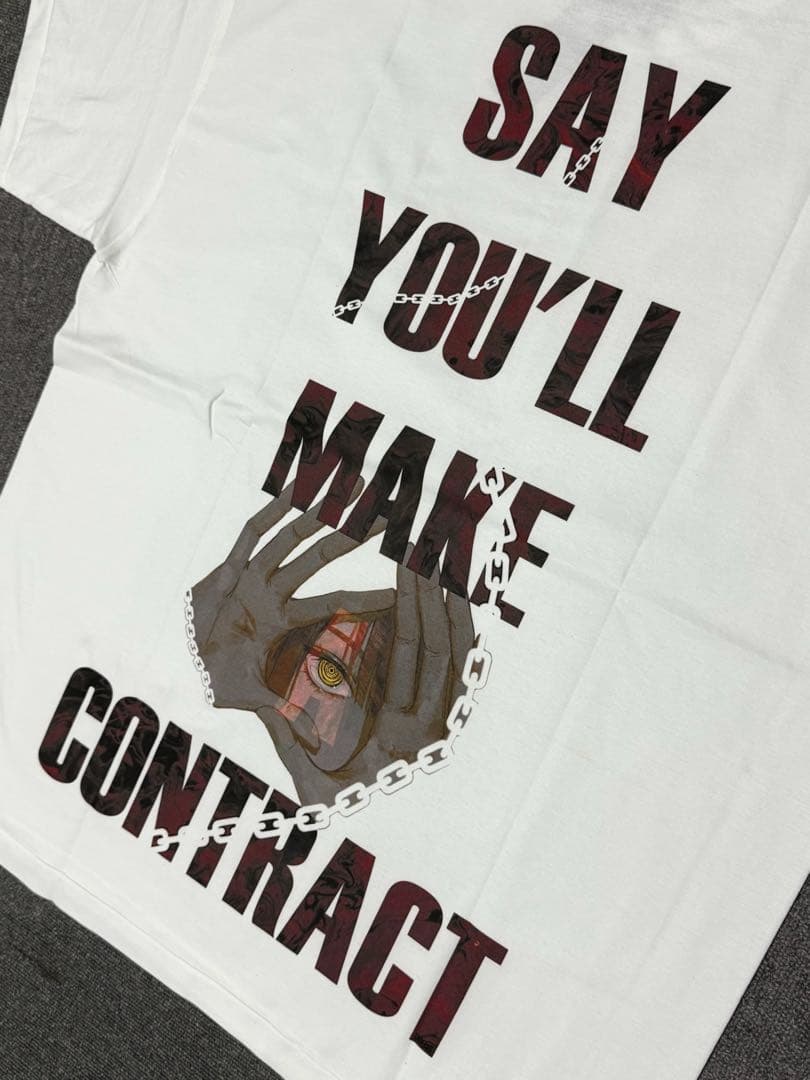 チェンソーマン マキマ アニメTシャツ XLsize White