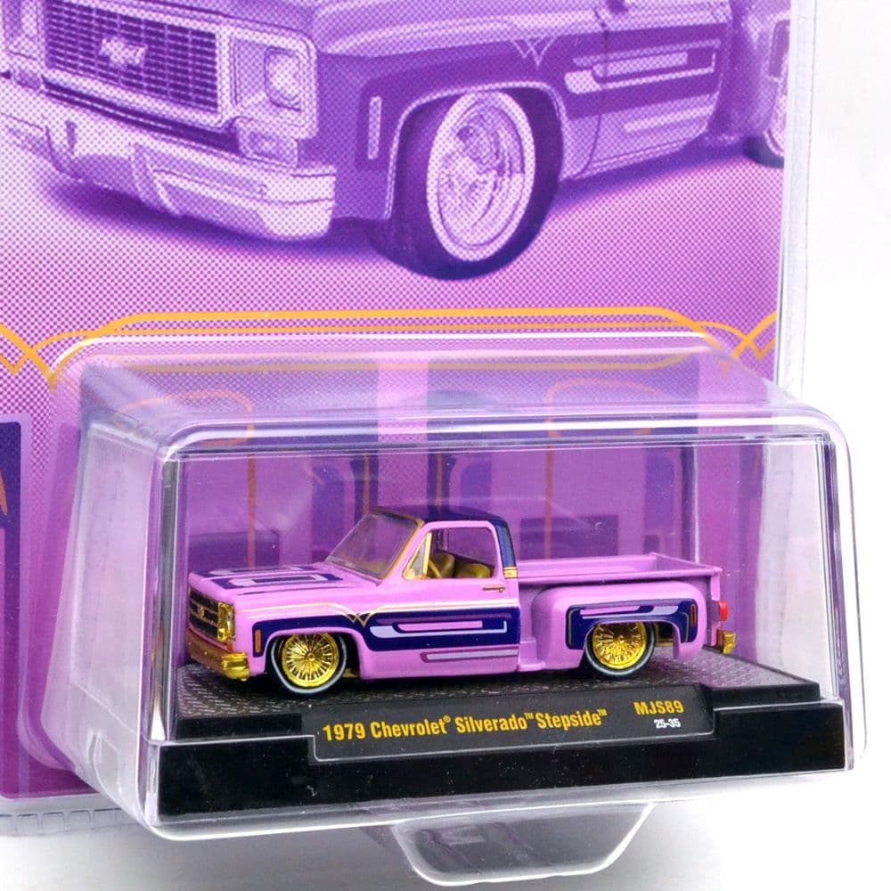 1978 シボレーシルバラードステップサイド・ローライダー パープルチェイスカー