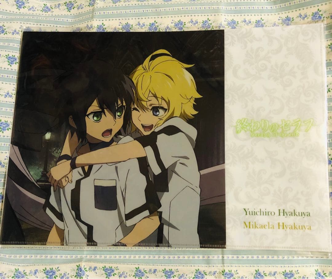 終わりのセラフ　クリアファイル　フェリド　百夜　優一郎　ミカエラ　ロングホルダー