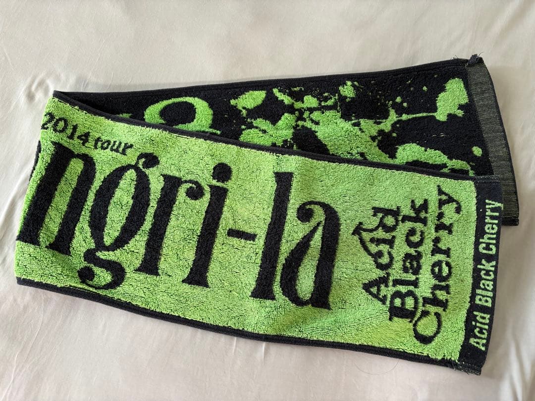 【難あり/1.14まで出品】Acid Black Cherry パーカー　タオル