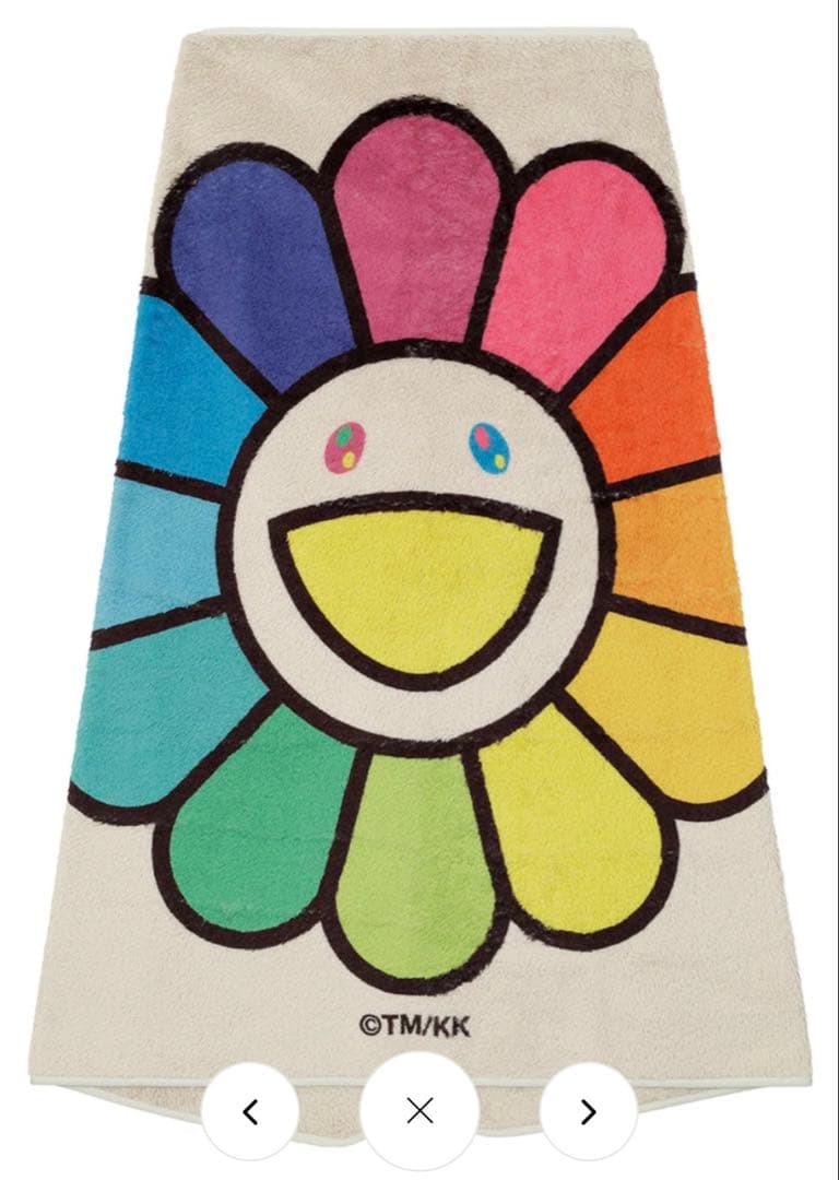 村上隆　花　ブランケット　タオル　TM Flower Blanket