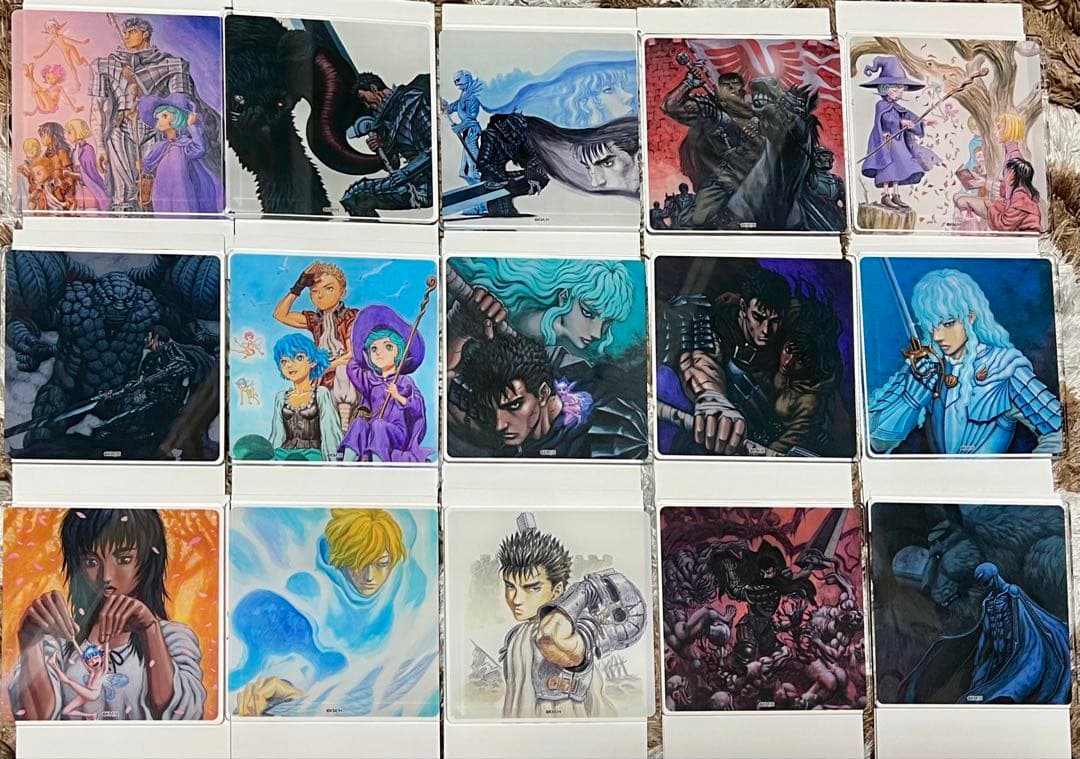 ベルセルク アクリルコースター15種コンプ ［新品未使用］