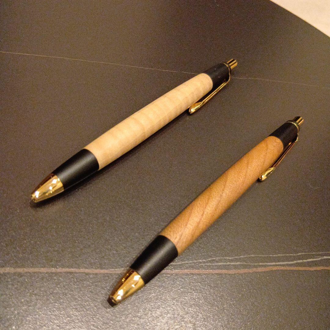 れん極美品　ボナンペン欅シャープペン