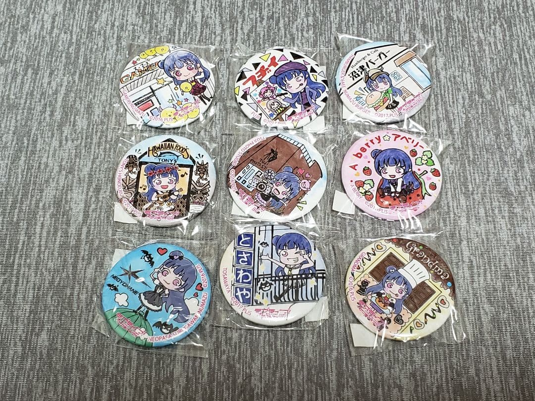 ラブライブ！サンシャイン!! まちあるき缶バッジ 62個