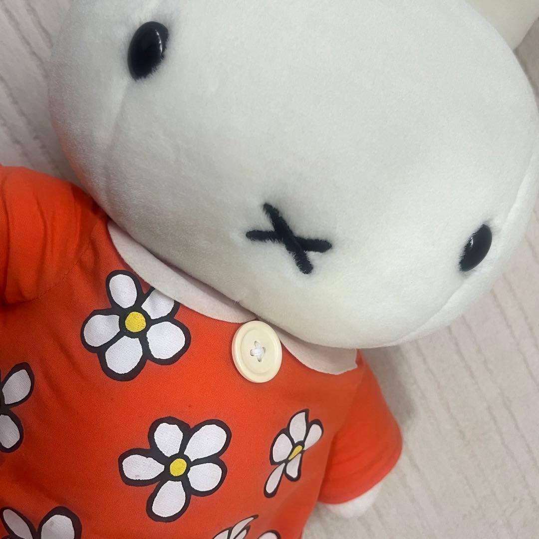 【希少】ミッフィー　セキグチ　レトロ　ぬいぐるみ　miffy レア　花柄