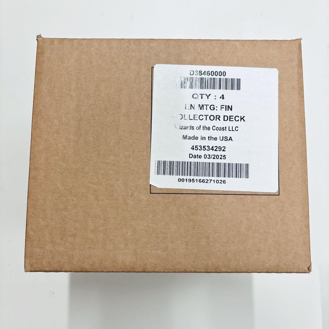 MTG FINAL FANTASY 統率者コレクター 英語版 未開封