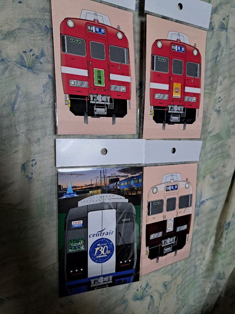 名鉄　ミニ系統板マグネットシリーズ　1/26蒲郡駅販売分