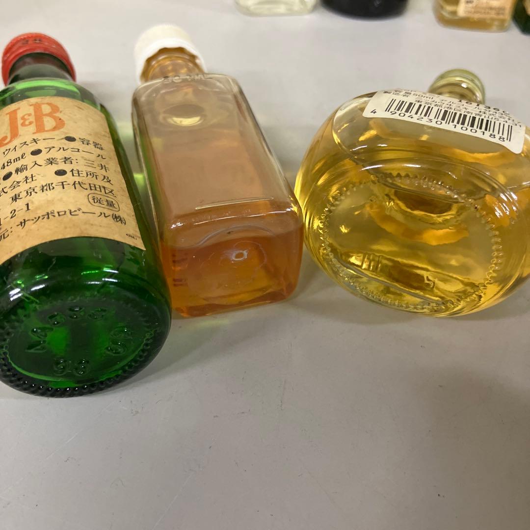 E-壁 ミニボトル 古酒 ウイスキー ジン まとめ売り 11本セット J&B