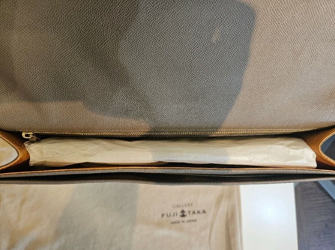 名品　ワープロラックス カブセレザービジネスバッグ A4