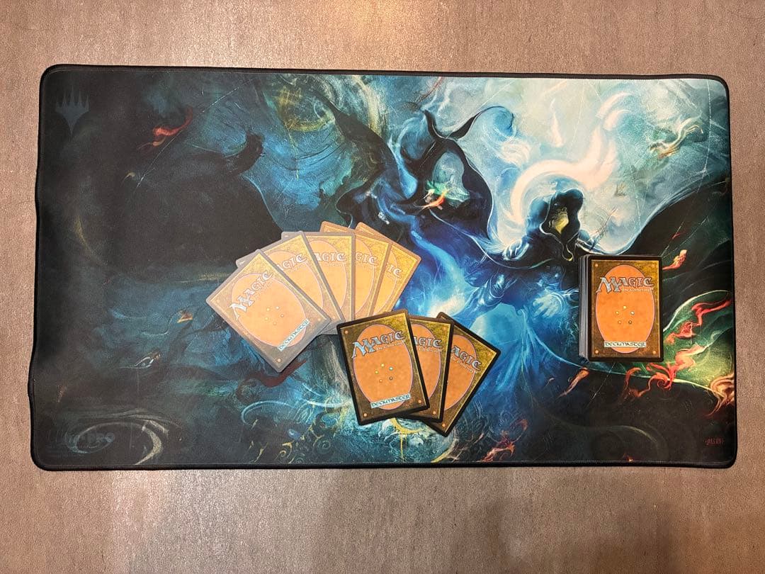 MTG ウルトラプロ 数量限定 ジェイス プレイマット ブックプロモ ステッチ版