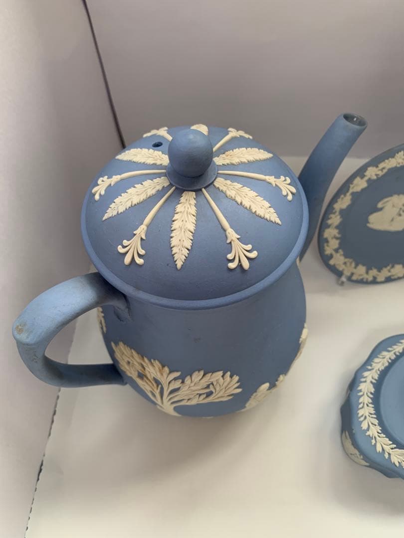 ウェッジウッド　ジャスパーペールブルー 5点まとめ　送料込み