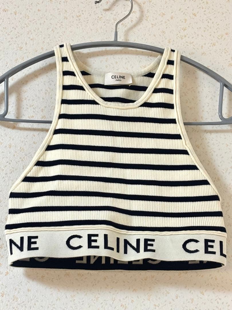 美品　CELINE ブラトップ　タンクトップ　XSサイズ