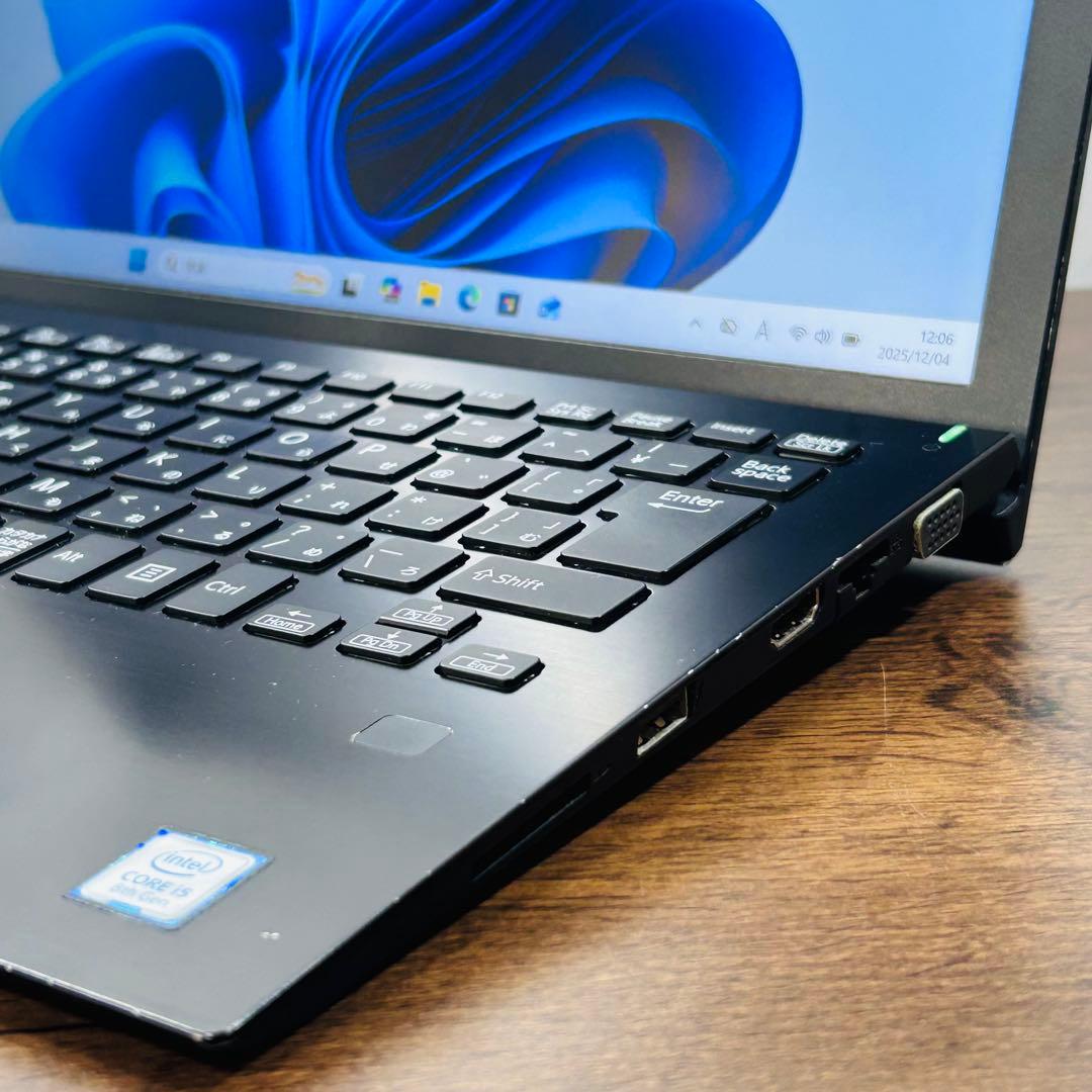 SONYVAIO 第8世代i5 SSD256/8GB オフィス付きノートパソコン