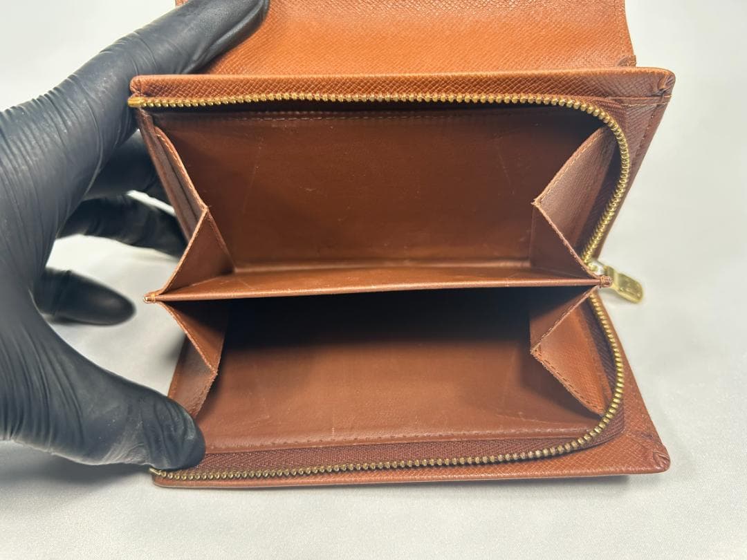 ルイヴィトン M61730 モノグラム ポルトモネビエ トレゾール 財布 AB