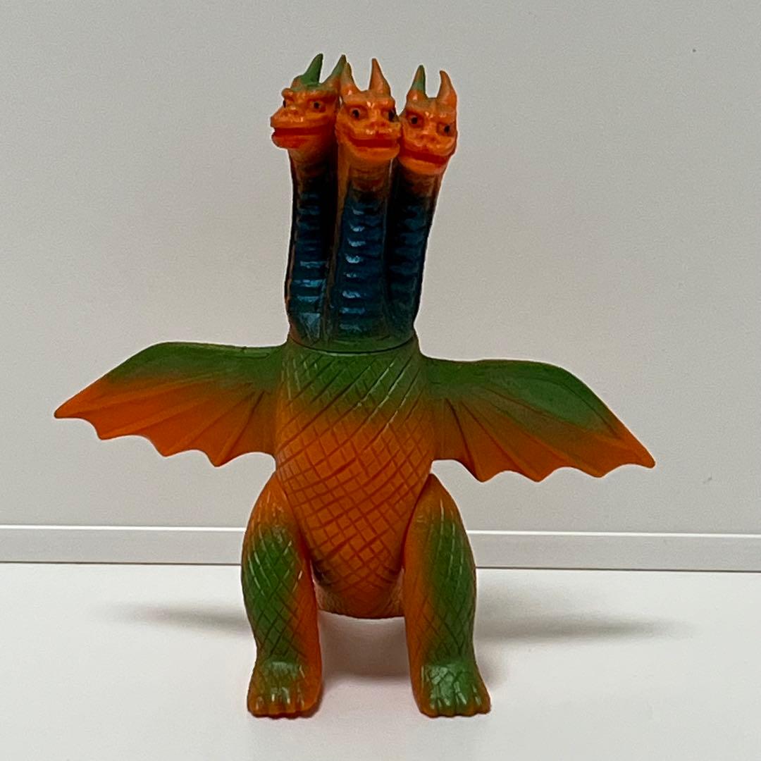 美品　ブルマァク　キングギドラ　当時物　ソフビ　レア　希少